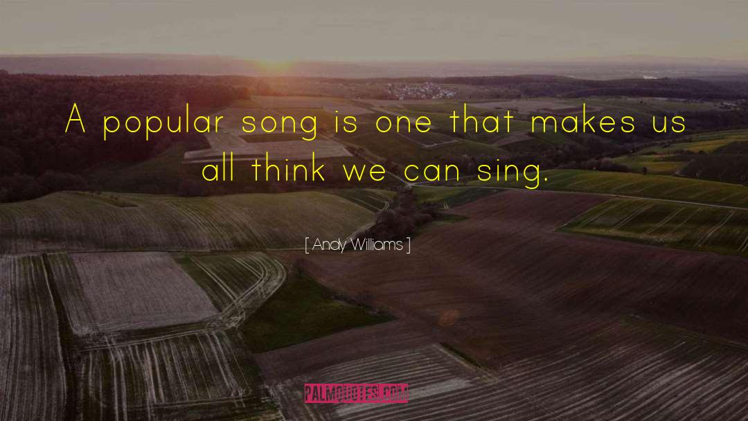Mariez Vous Song quotes by Andy Williams
