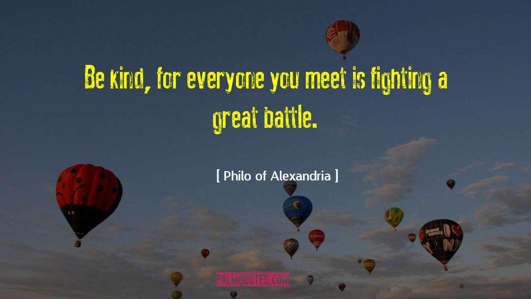 Marignano Battle quotes by Philo Of Alexandria
