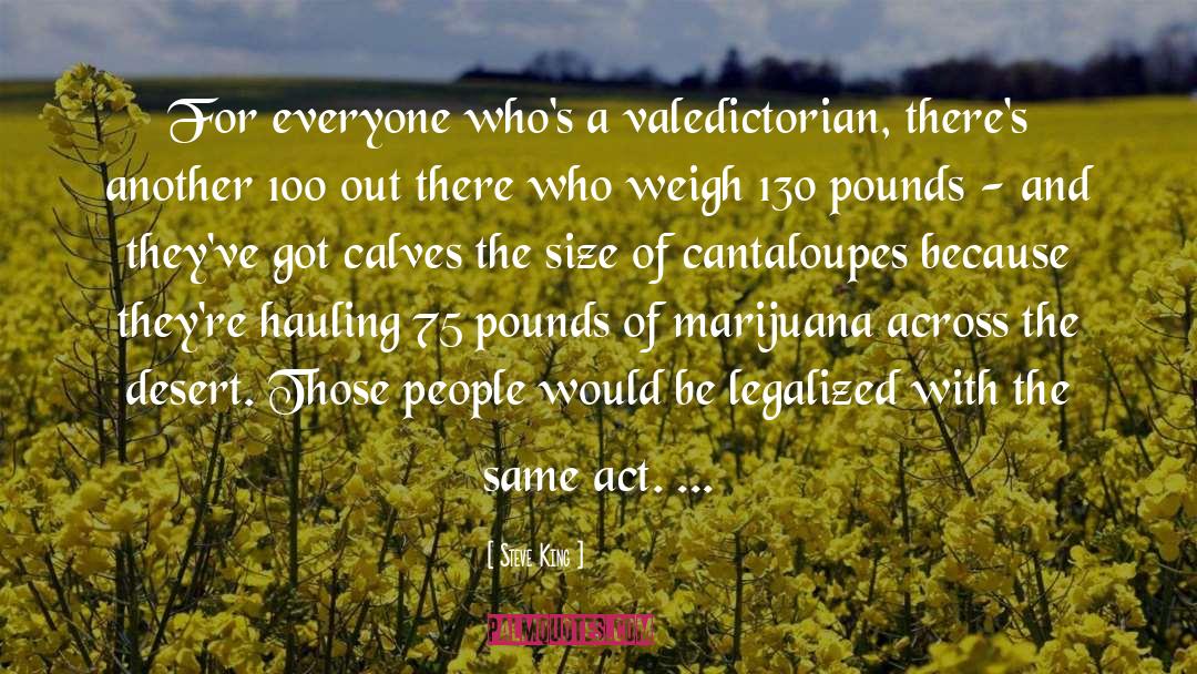 Marijuana quotes by Steve King