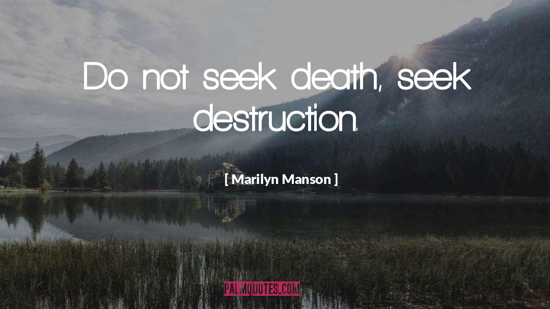 Marilyn Hughes Gaston quotes by Marilyn Manson