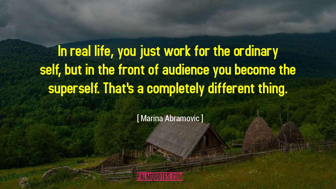 Marina quotes by Marina Abramovic