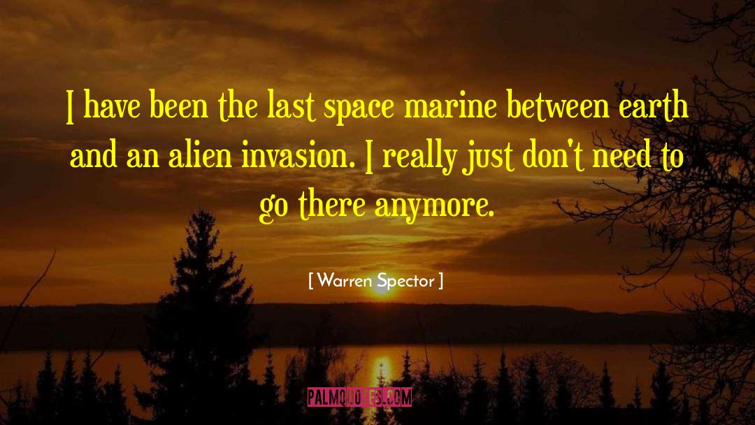 Marine quotes by Warren Spector