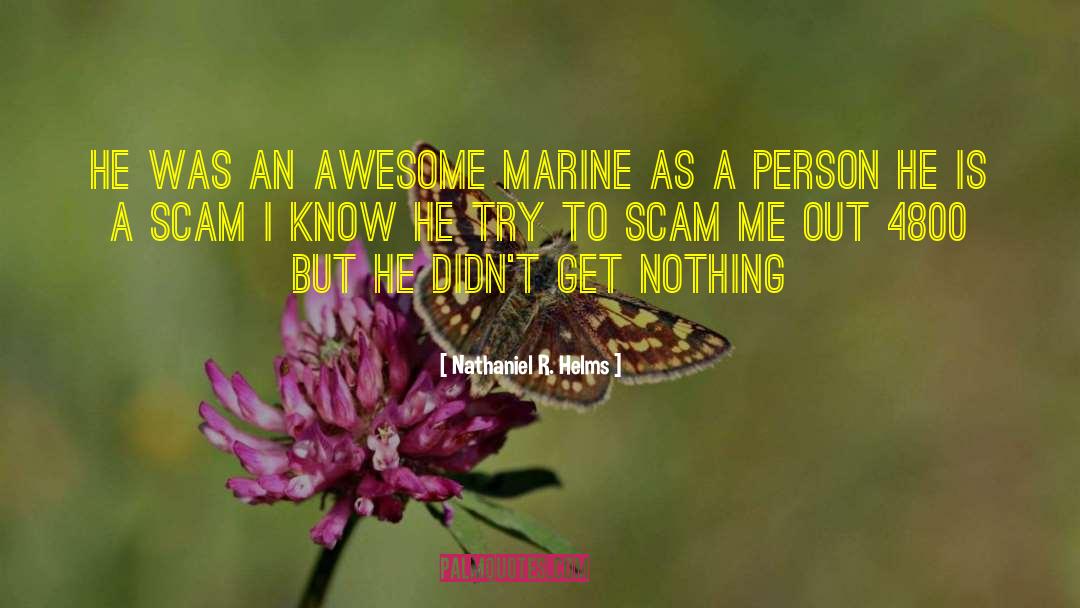 Marine quotes by Nathaniel R. Helms