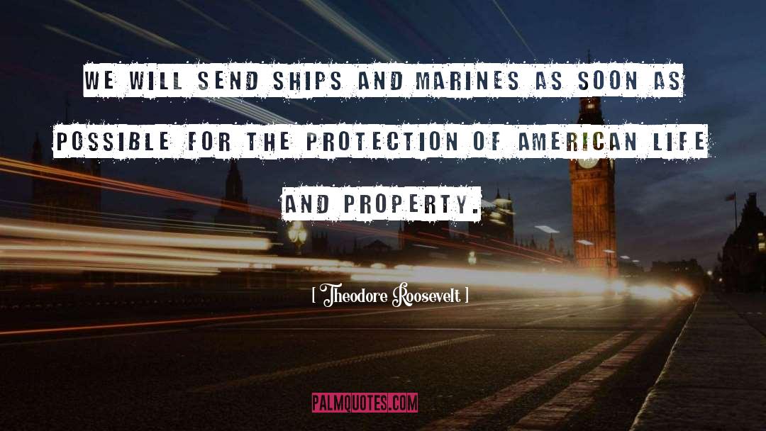 Marines quotes by Theodore Roosevelt