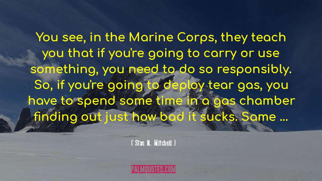 Marines quotes by Stan R. Mitchell