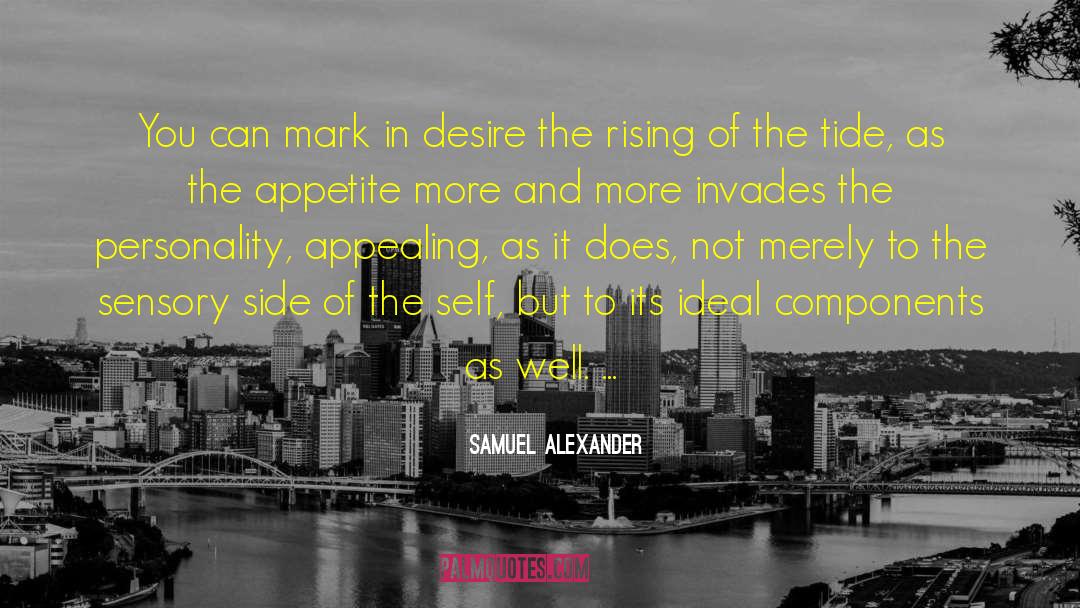 Mark In quotes by Samuel Alexander