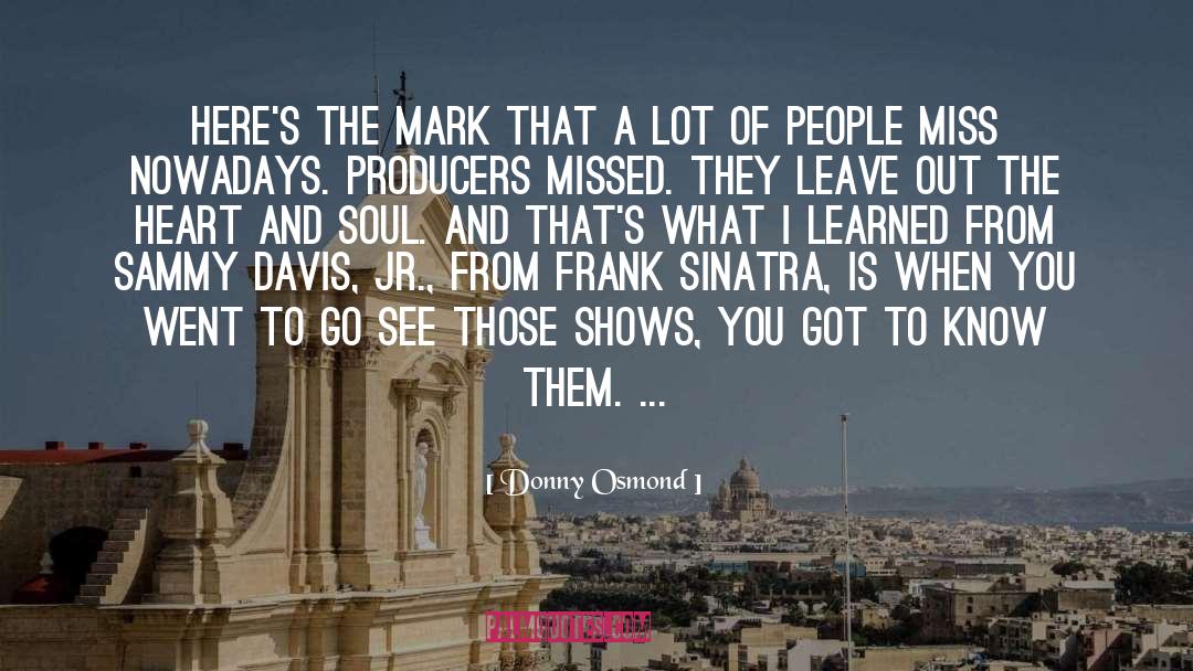 Mark Of Athena quotes by Donny Osmond