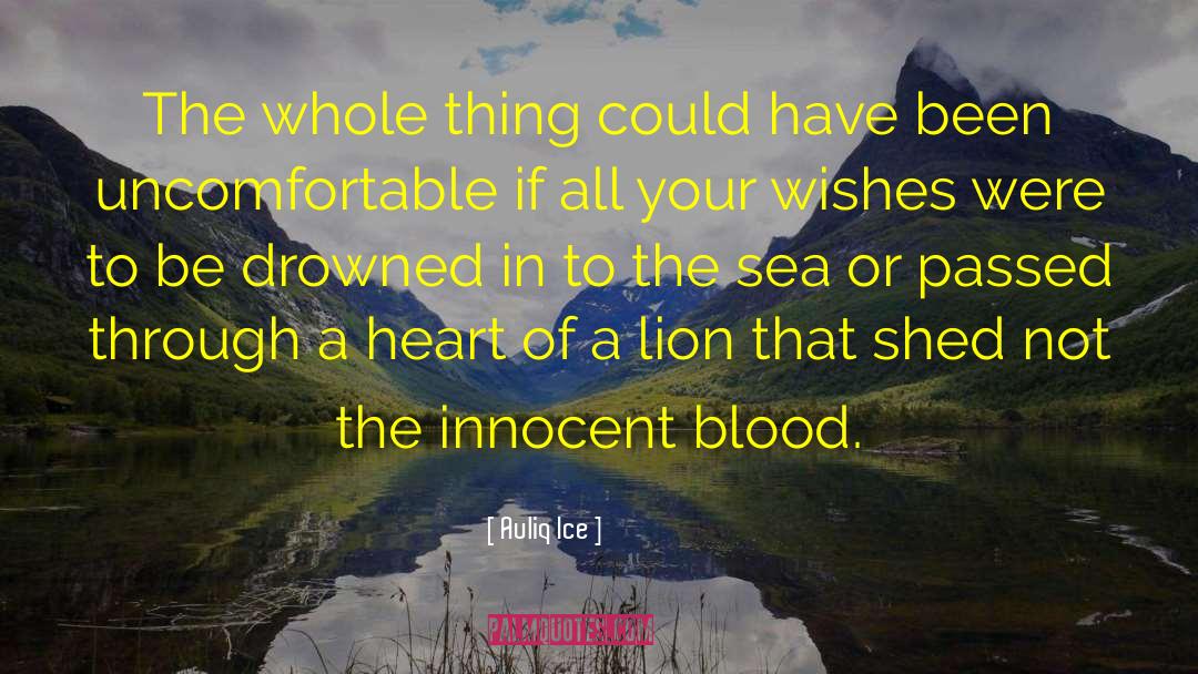Mark Of The Lion Series quotes by Auliq Ice