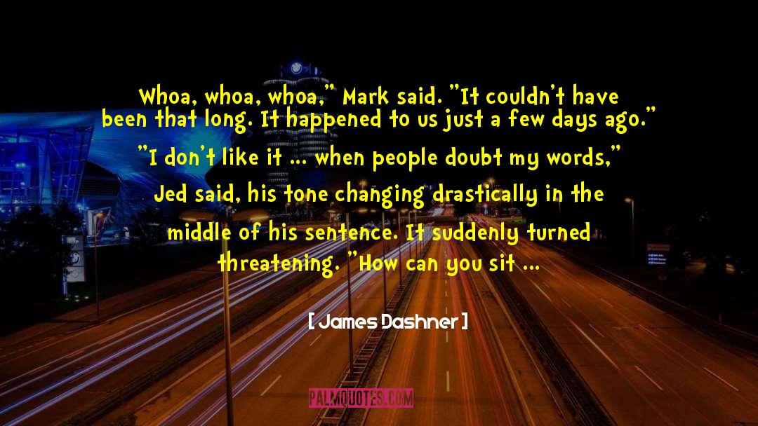 Mark Simpson quotes by James Dashner