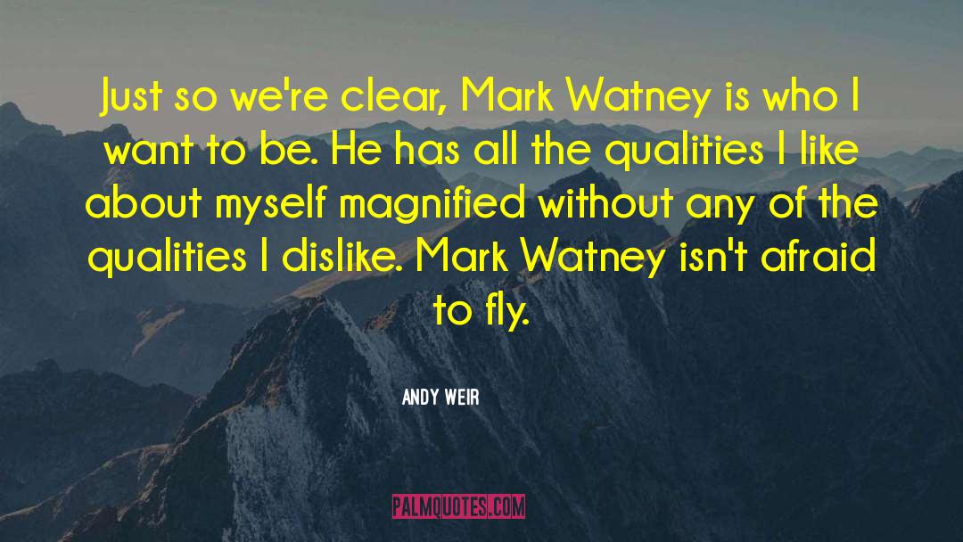 Mark Woodman quotes by Andy Weir