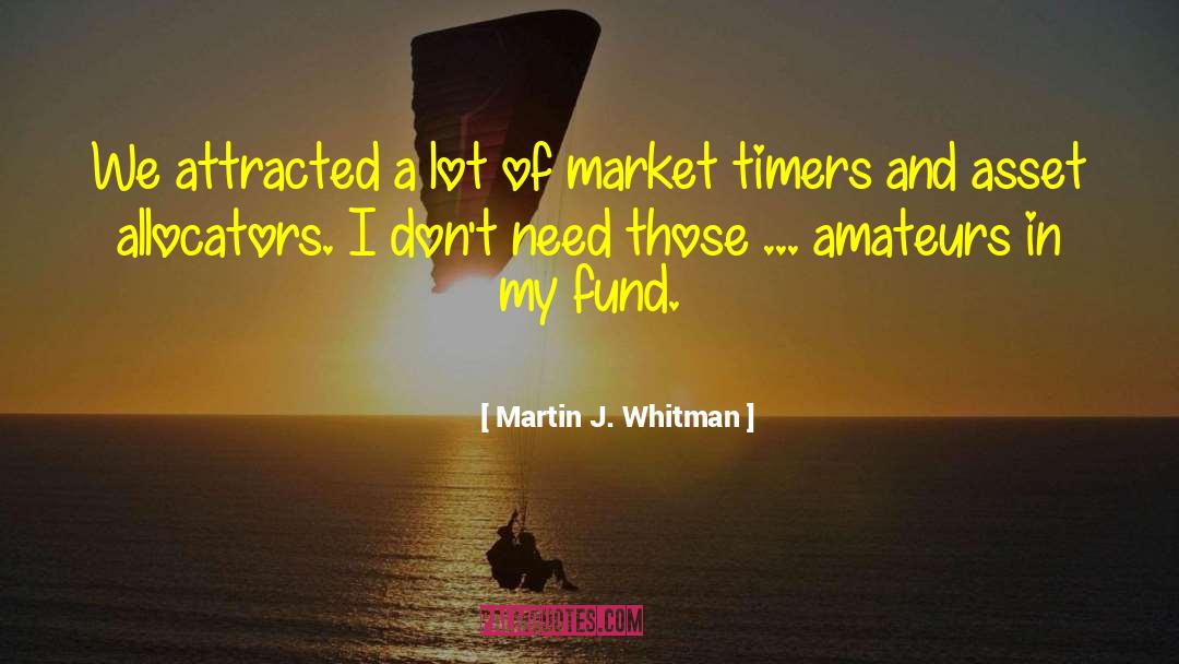 Market Crash quotes by Martin J. Whitman