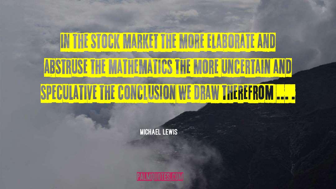 Market Crash quotes by Michael Lewis