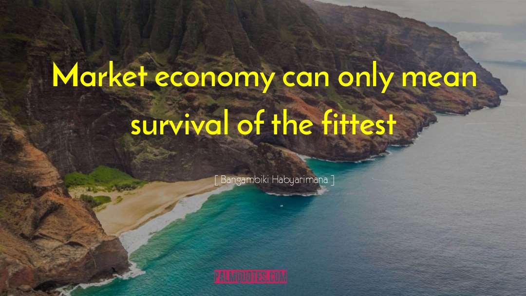 Market Economy quotes by Bangambiki Habyarimana
