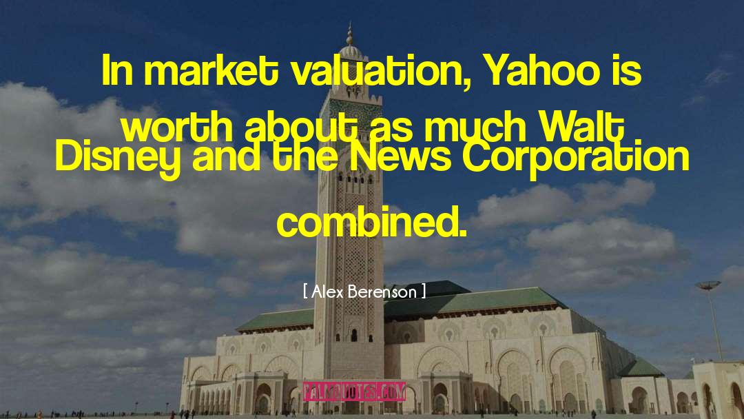 Market Maker quotes by Alex Berenson