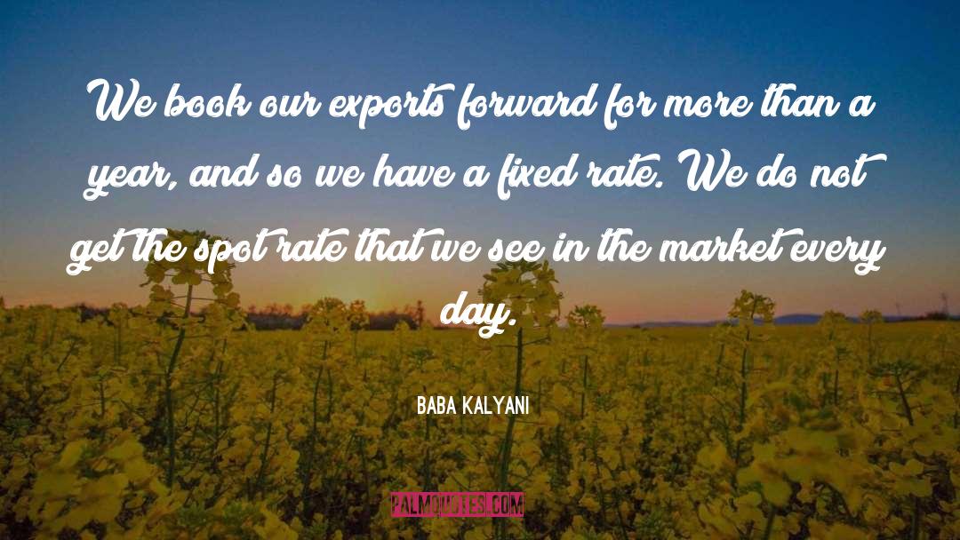 Market Maker quotes by Baba Kalyani