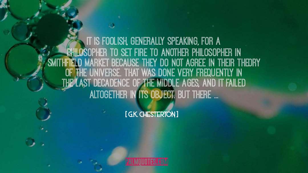Market quotes by G.K. Chesterton