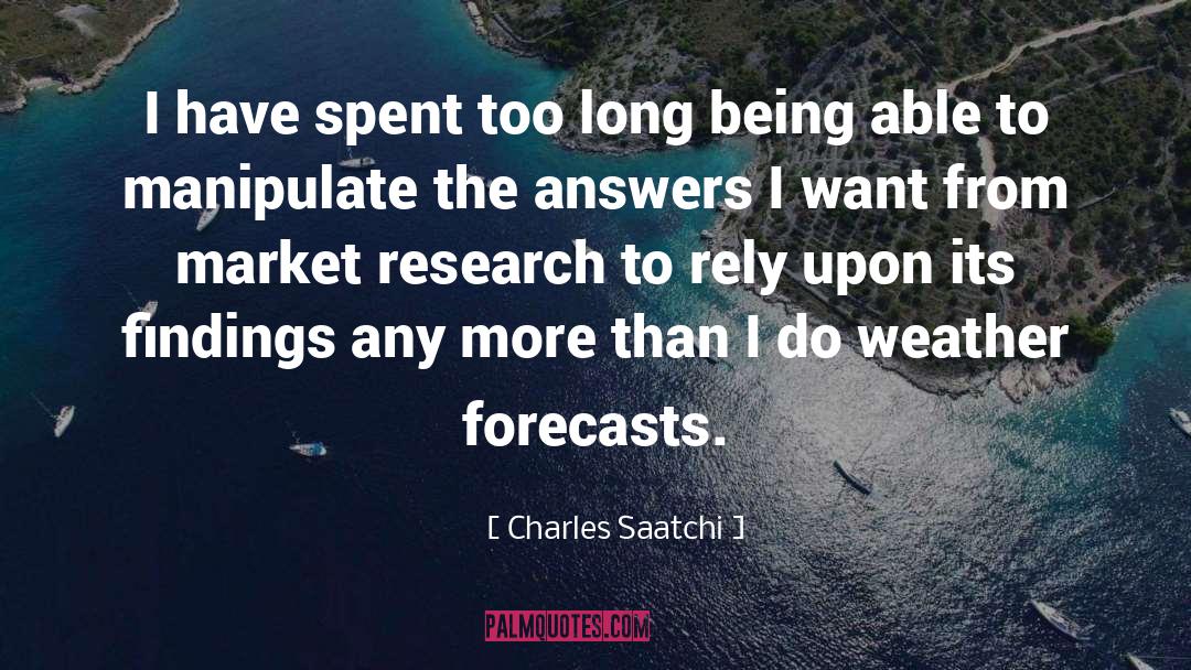 Market Research quotes by Charles Saatchi