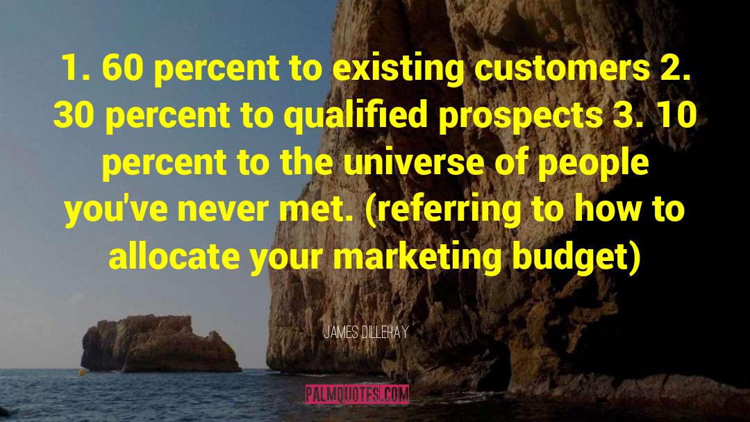 Marketing Campaigns quotes by James Dillehay