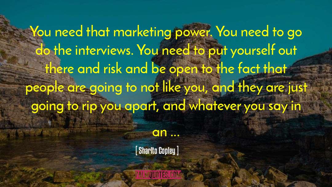 Marketing Consultant quotes by Sharlto Copley