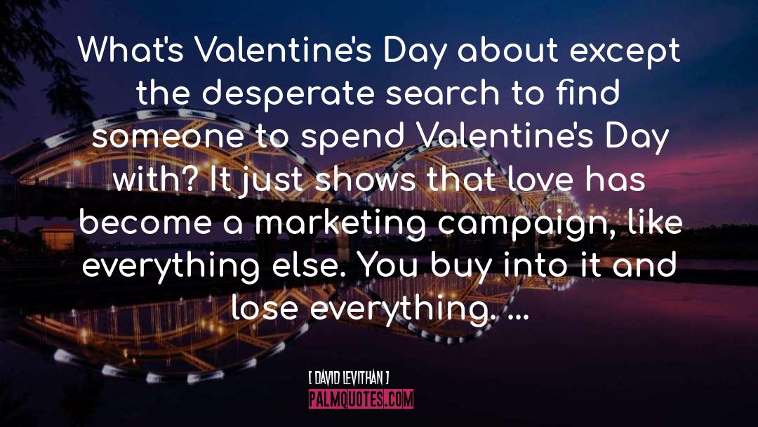 Marketing Consultant quotes by David Levithan