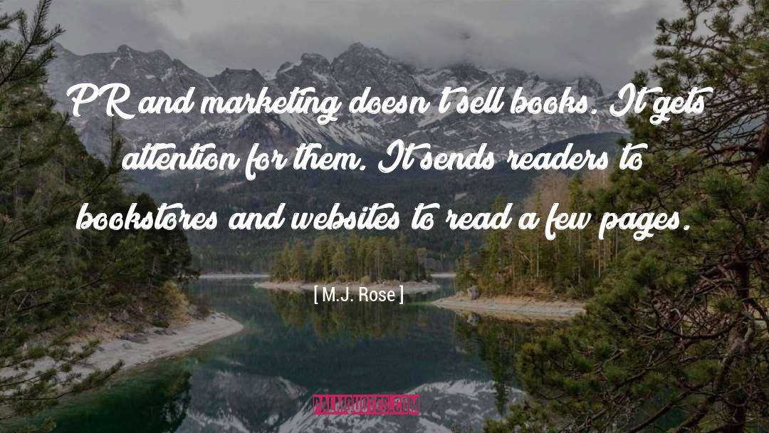 Marketing quotes by M.J. Rose