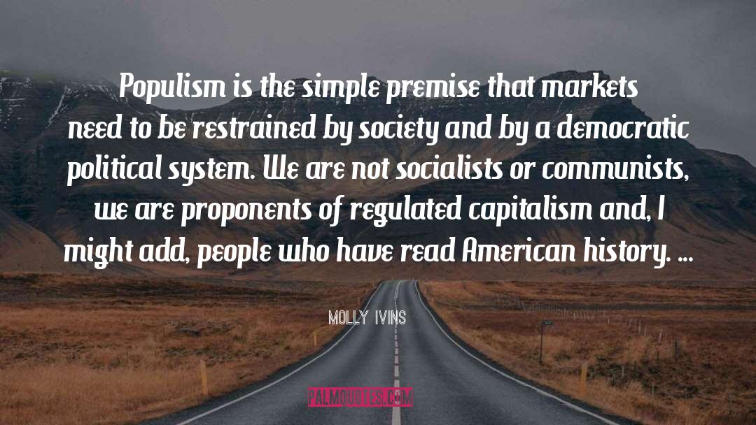 Markets quotes by Molly Ivins