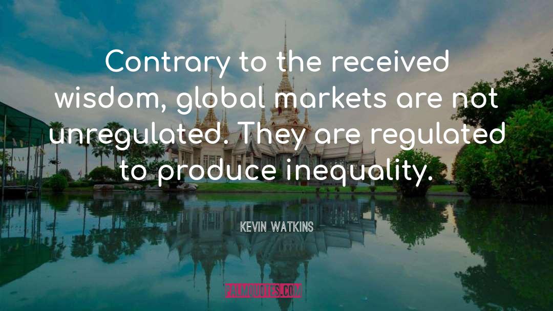 Markets quotes by Kevin Watkins