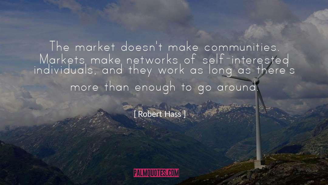 Markets quotes by Robert Hass