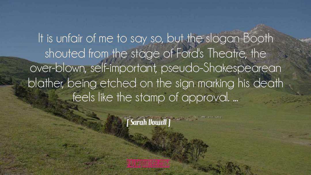 Marking quotes by Sarah Vowell