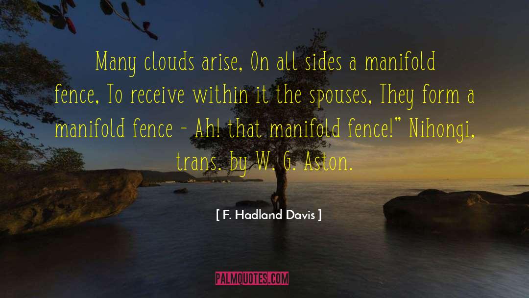 Marleau Fence quotes by F. Hadland Davis