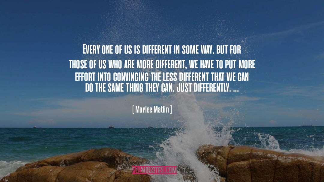 Marlee quotes by Marlee Matlin