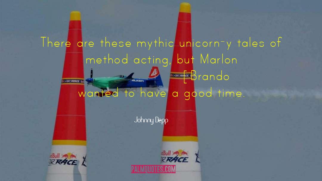 Marlon quotes by Johnny Depp