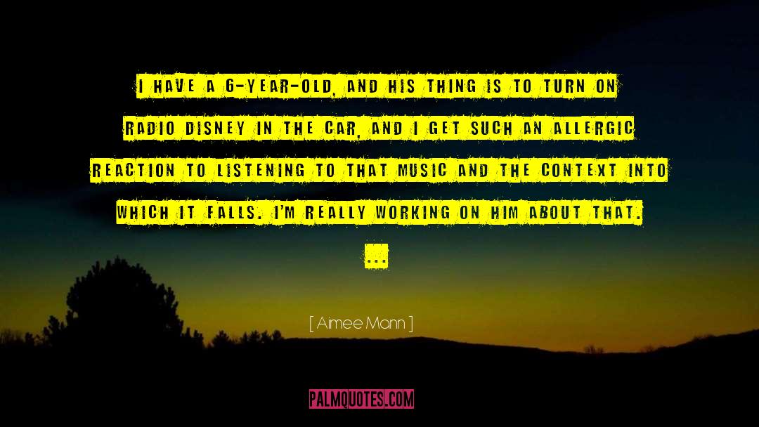 Marni Mann S Blog quotes by Aimee Mann