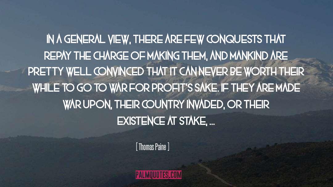 Marocchi Conquests quotes by Thomas Paine