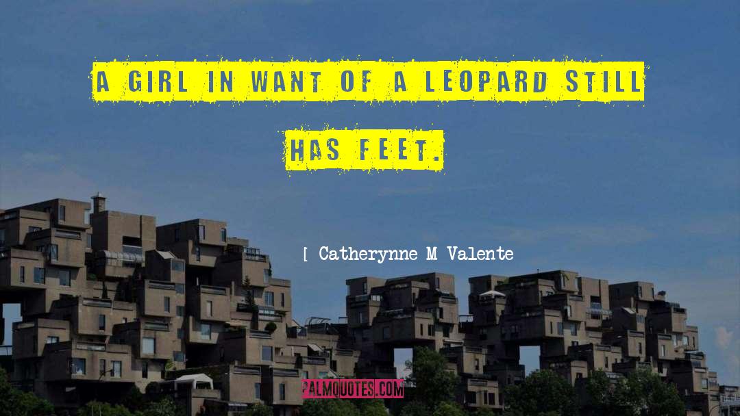 Maronie Leopard quotes by Catherynne M Valente