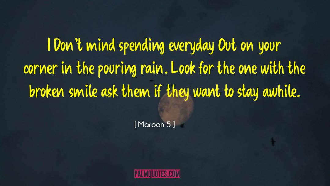 Maroon quotes by Maroon 5