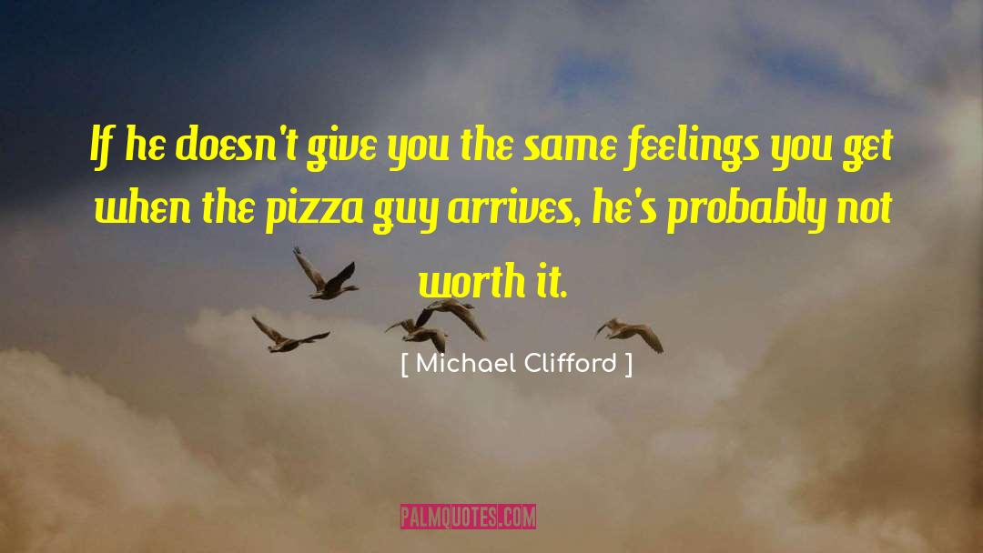 Marozzis Pizza quotes by Michael Clifford