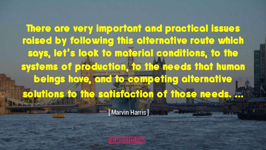 Marraige Issues quotes by Marvin Harris