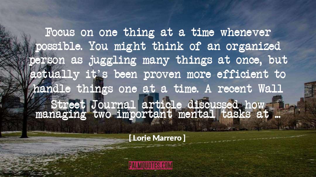 Marrero quotes by Lorie Marrero