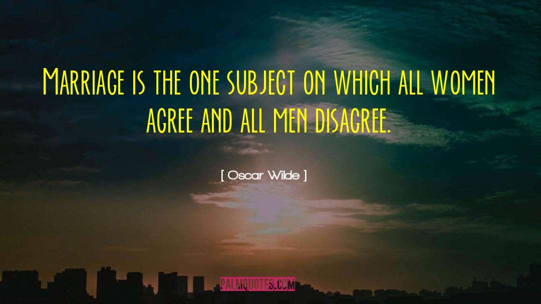 Marriage And Divorce quotes by Oscar Wilde