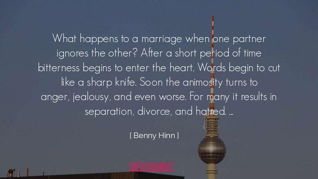 Marriage And Love From Famous quotes by Benny Hinn