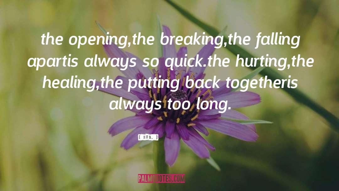 Marriage Breaking Apart quotes by AVA.
