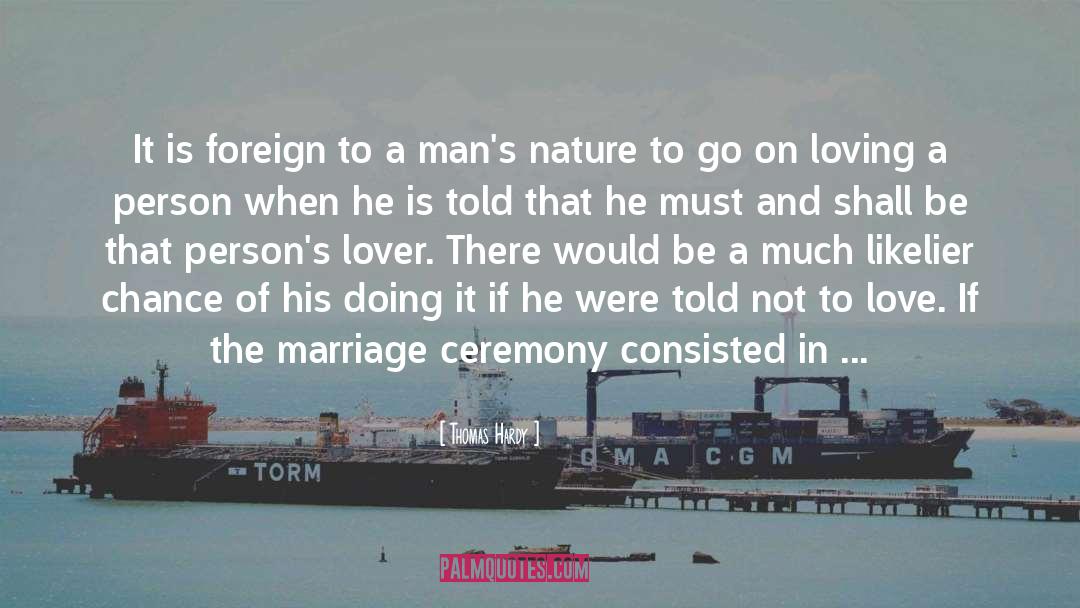 Marriage Ceremony quotes by Thomas Hardy