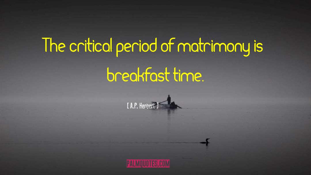 Marriage Critical quotes by A.P. Herbert