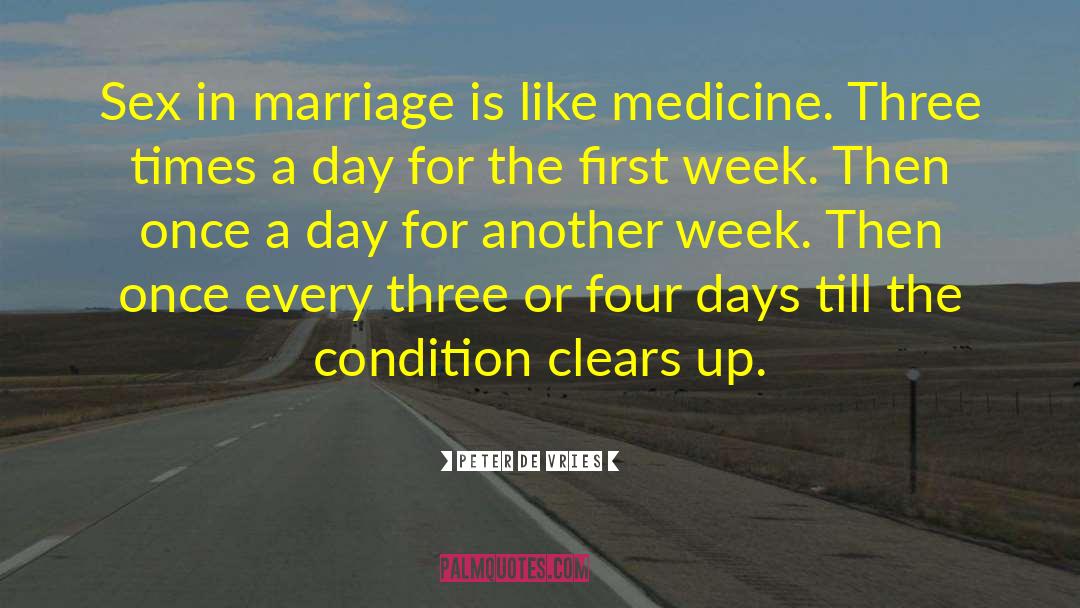 Marriage Day Wishes In English quotes by Peter De Vries