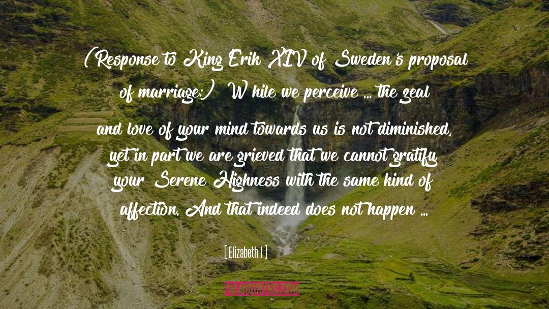 Marriage Divorce quotes by Elizabeth I