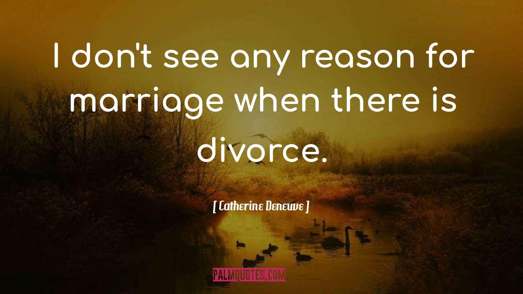 Marriage Divorce quotes by Catherine Deneuve