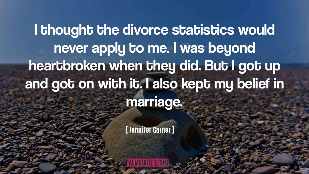 Marriage Divorce quotes by Jennifer Garner