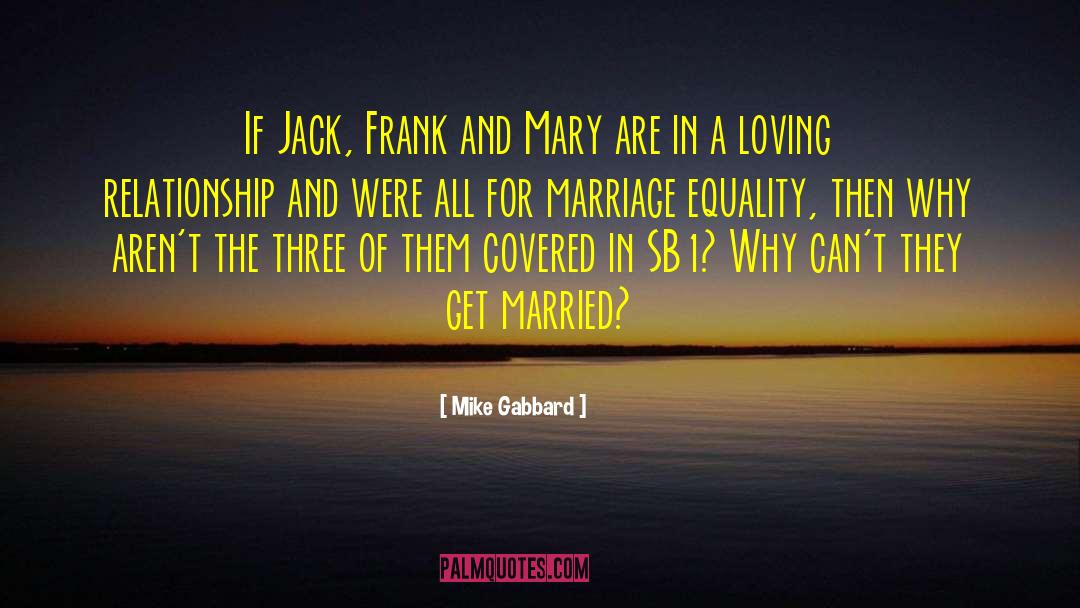 Marriage Equality quotes by Mike Gabbard