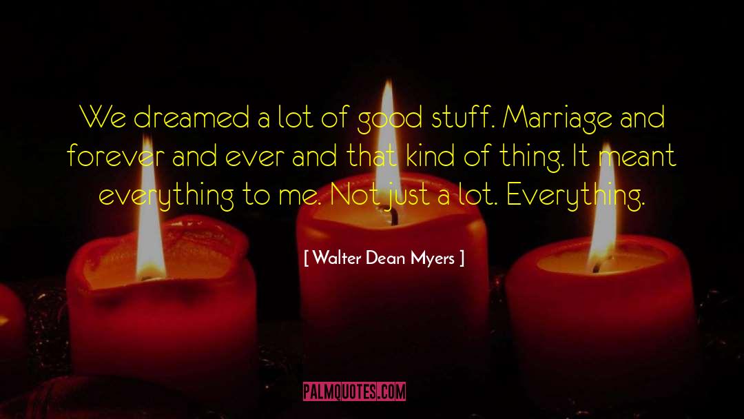 Marriage Equality quotes by Walter Dean Myers